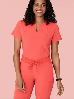 Mandala Scrub Set-Coral